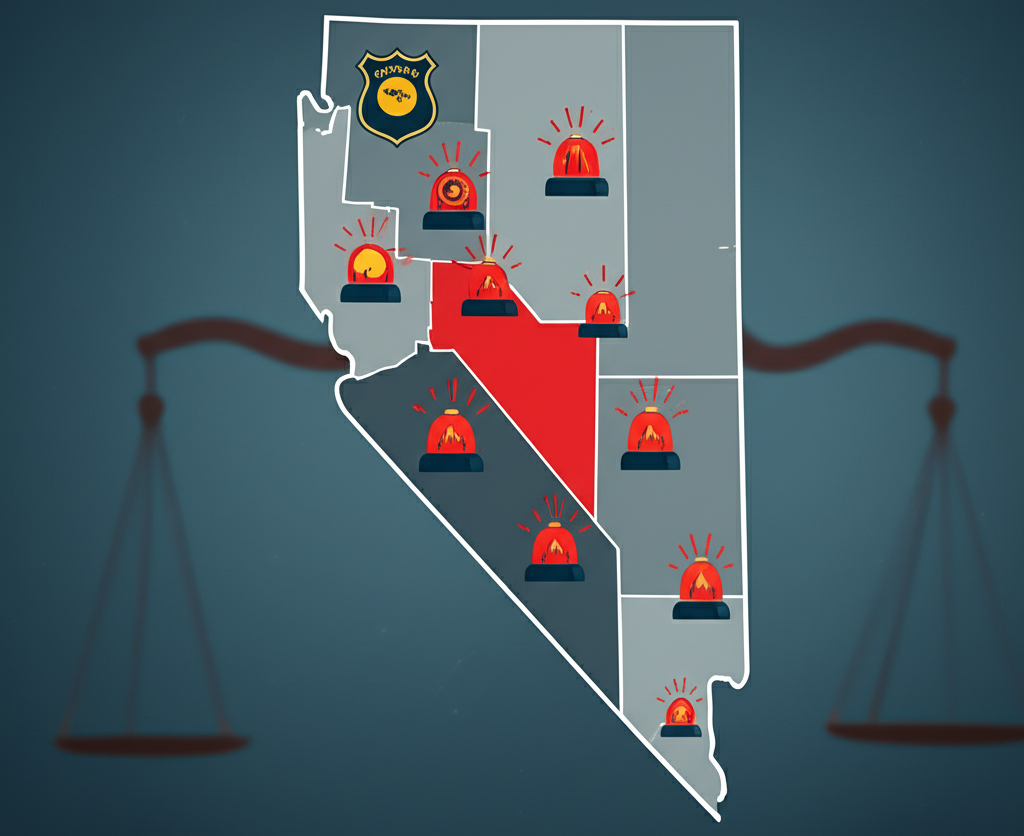 Crime Density by Geographic Area in Nevada